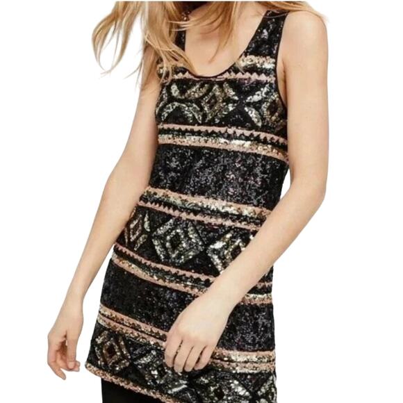 Free People Sequin Mini Dress - Picture 7 of 10